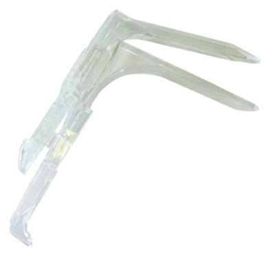 Dukal Dukal Vaginal Speculum Graves NonSterile Plastic Medium Double Blade Duckbill Disposable Without Light Source Capability - 6660
