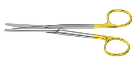 Miltex Padgett Dissecting Scissors Mayo 5-1/2 Inch Length Surgical Grade Stainless Steel / Tungsten Carbide NonSterile Finger Ring Handle Straight Blade Blunt/Blunt - PM-2810