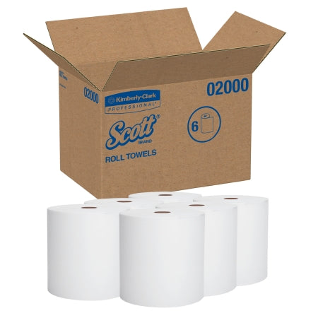 Kimberly Clark Scott Paper Towel Hardwound Roll 8 Inch X 950 Foot - 2000