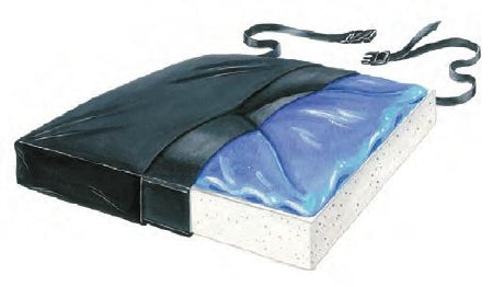 Skil-Care Thin-Line Seat Cushion 18 W X 16 D X 2-1/2 H Inch Foam / Gel - 751026