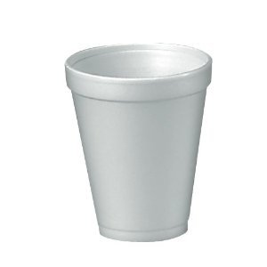 Saalfeld Redistribution Dart Drinking Cup 12 oz. White Styrofoam Disposable - 12J12