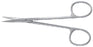 Padgett - Operating Scissors 4-1/2 Inch Length Surgical Grade Stainless Steel NonSterile Finger Ring Handle Curved Blade Sharp Tip / Sharp Tip - PM-0406