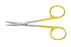 Padgett SuperCut - Tenotomy Scissors Stevens 4-1/2 Inch Length OR Grade German Stainless Steel / Tungsten Carbide NonSterile Finger Ring Handle Curved Blade Semi Sharp - PM-6860TC
