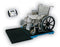 Detecto Scale Detecto Wheelchair Ramp Scale Digital LCD Display 1000 lbs. / 474 kg Black / Blue Battery Operated - FHD-144-II