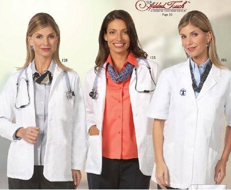 Fashion Seal Uniforms - Lab Coat White Small Hip Length Reusable - 105-S