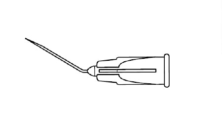 Beaver-Visitec International Visitec Glaucoma Revision Pick Tip Lederer 5/8 Inch 0.4 mm Wide Tip Angled 30° - 585135