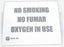 Mada Medical Products Smoking Sign Oxygen - 02SIGN