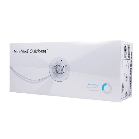Medtronic Quick-set Insulin Infusion Set 9 mm 23 Inch Tubing Without Port - T-392