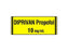 Shamrock Scientific Pre-Printed Label Anesthesia Label DIPRIVAN / Propofol 10 mg/ml Yellow 1/2 X 500 Inch - SA-209