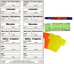 Precision Dynamics Barkley Pre-Printed Label 9/16 X 1-7/8 Inch - 3300