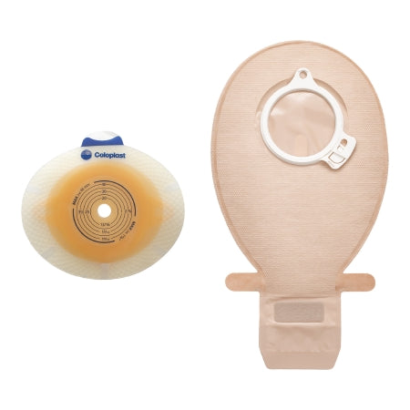 SenSura Click - Ostomy Barrier Precut, Standard Wear Double Layer Adhesive 50 mm Flange Red Code System 3/16 Inch Opening - 10022