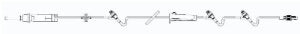 Baxter Continu-Flo Administration Set 10 Drops / mL Drip Rate 109 Inch Tubing 3 Ports - 2H8537