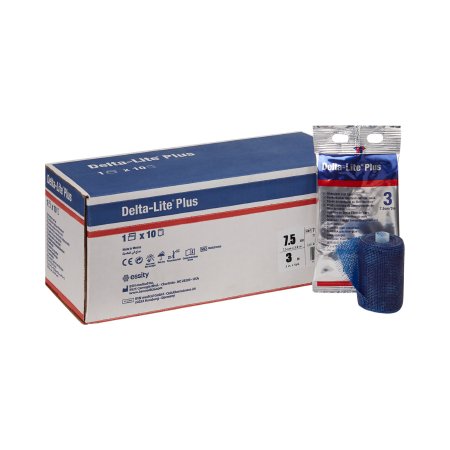 Delta-Lite Plus - Cast Tape 3 Inch X 12 Foot Fiberglass / Resin Deep Blue - 7345821