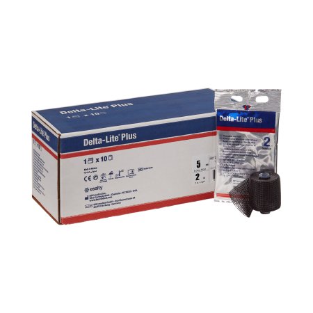 Delta-Lite Plus - Cast Tape 2 Inch X 12 Foot Fiberglass / Resin Black - 7345845