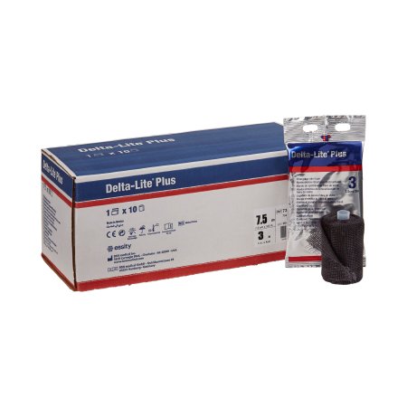 Delta-Lite Plus - Cast Tape 3 Inch X 12 Foot Fiberglass / Resin Black - 7345846