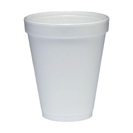 Saalfeld Redistribution Dart Drinking Cup 10 oz. White Styrofoam Disposable - 10J10
