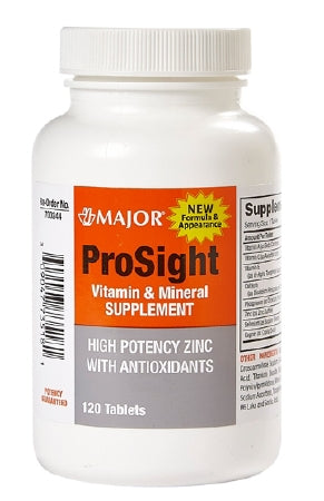 Major Pharmaceuticals Prosight Multivitamin Supplement Vitamin A / Ascorbic Acid 5000 IU - 60 mg Strength Capsule 120 per Bottle - 904773518