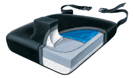 Skil-Care Leg Abductor Seat Cushion 18 W X 16 D X 5 H Inch Foam / Gel - 758015
