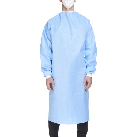 Halyard Basics - Non-Reinforced Surgical Gown with Towel X-Large Blue Sterile Disposable - 99285