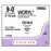 Ethicon Inc,a J & J Company Suture 9-0 Polyglactin 910 Cs140-6 Vicryl Violet 4" Braid 12/Bx - V950G