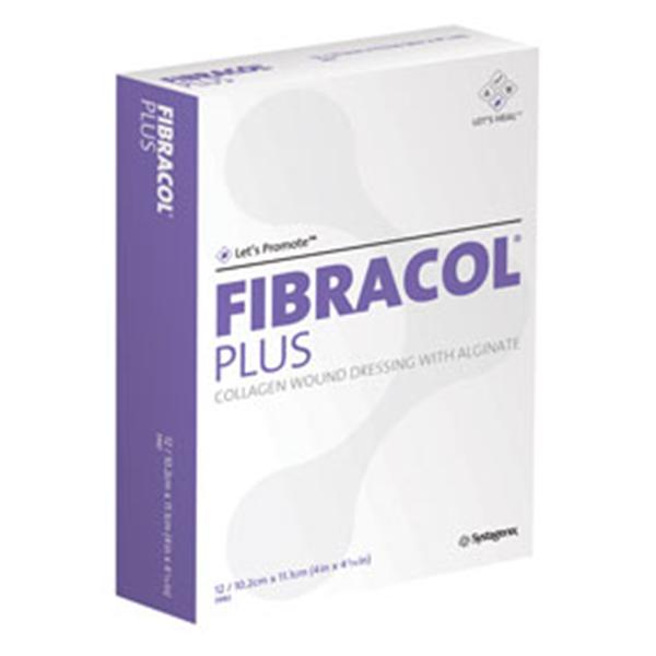 Systagenix Wound Management Dressing Wound Fibracol Plus Collagen 4X4-3/8" Sterile Absorbent Lf 12/Cr - 2982