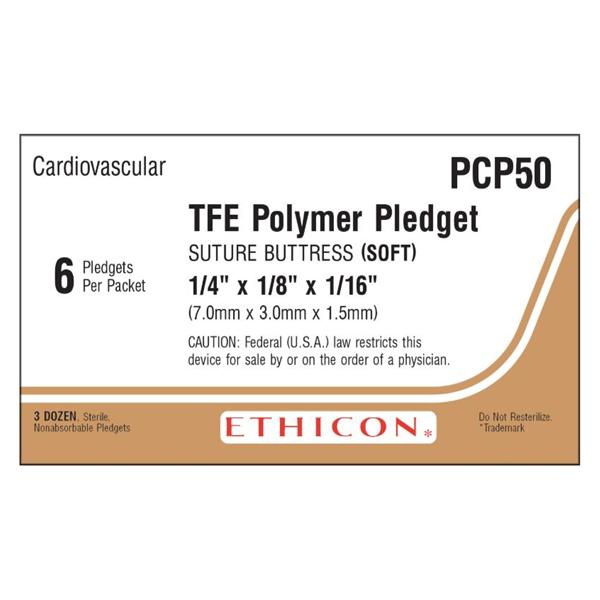 Ethicon Inc,a J & J Company Pledget Teflon 7X3X1.5Mm White Soft 216/Bx - PCP50