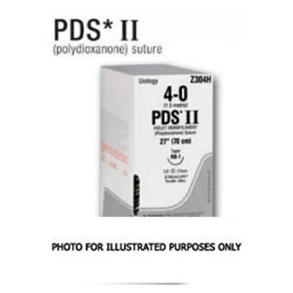 Ethicon Inc,a J & J Company Suture 4-0 Polydioxanone Sh Pds Ii Violet 8X18" Monofilament Bx - Z773D