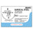 Ethicon Inc,a J & J Company Suture 6 B&S 19 V-40 Silver 18" Monofilament Bx - M649G