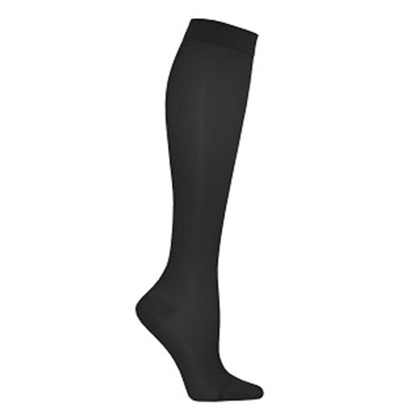 Renfro Corporation Socks Compression Ankle Dr. Scholls Sheer Crew Length Closed Toe Md W Blk 1/Bx - DSL-7100-BM1