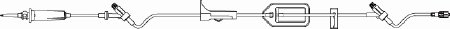 B. Braun SafeDay 24 Hour Administration Set 15 Drops / mL Drip Rate 104 Inch Tubing 3 Ports - 352904