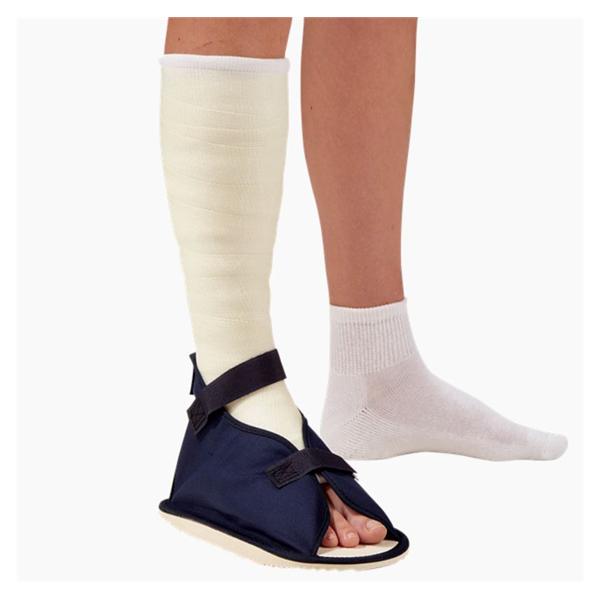Deroyal Industries Inc Shoe Cast Canvas Navy Rubber Sole/Rocker Bottom 7X3.5" Ea - 2035-01