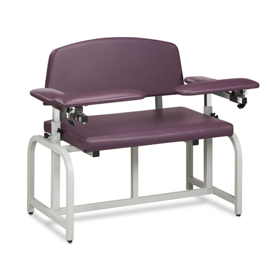 Clinton Industries CHAIR, BLOOD DRAW BARIATRIC W/PADDED ARM WILLOW - 66000B-3WL