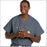 Fashion Seal Uniforms - Scrub Shirt Large Pewter 1 Pocket Short Sleeve Unisex - 6602-L