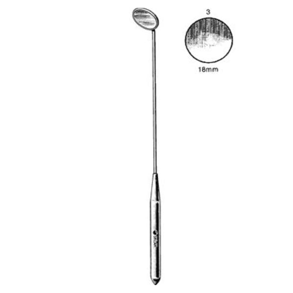 Sklar Instruments Laryngeal Mirror 14Mm #3 Handle Chrome Ea - 73-1193