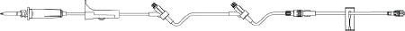 B. Braun SafeDAY Administration Set SafeDay 15 Drops / mL Drip Rate 97 Inch 2 Ports - 352903