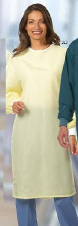 Fashion Seal Uniforms Protective Procedure Gown Large Unisex Yellow - 523-L