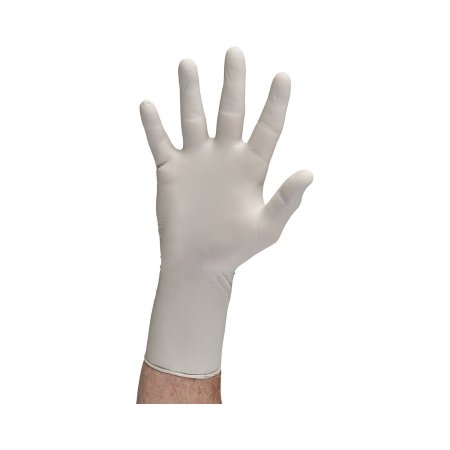 STERLING-XTRA - Exam Glove Medium NonSterile Nitrile Extended Cuff Length Textured Fingertips Gray Chemo Tested - 53139