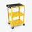 AVJ42 Series - Multimedia Cart 24 W X 18 D X 24 to 42 H Inch Yellow 24 X 18 Inch Shelf - AVJ42-YW