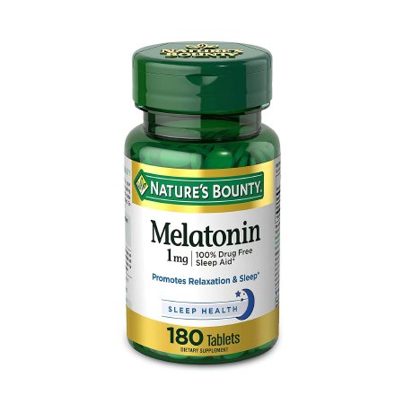 Nature's Bounty - Natural Sleep Aid 180 per Bottle Tablet 1 mg Strength - 07431202832