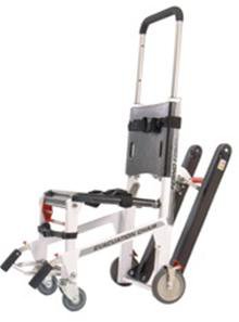 EZ Glide - Evacuation Stair Chair Metal Frame 500 lbs. Weight Capacity White Upholstery - 0731350