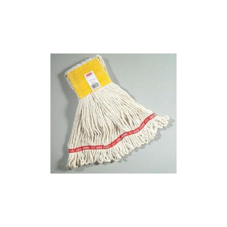 Saalfeld Redistribution Web Foot Wet Mop Head Looped End Small White Blended - FGA15106WH00