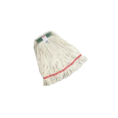 Saalfeld Redistribution Web Foot Wet Mop Head Looped End Medium White Blended - FGA11206WH00