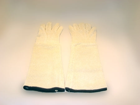 Healthmark Industries Autoclave Glove One Size Fits Most Terry Cloth White 11 Inch Gauntlet Cuff NonSterile - JB-422-11