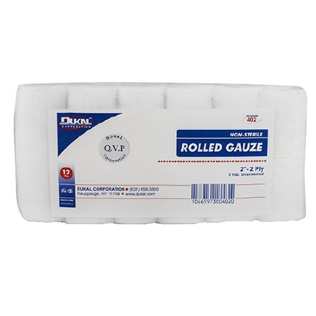Dukal Dukal Conforming Bandage Cotton 2-Ply 2 Inch X 5 Yard Roll Shape NonSterile - 402