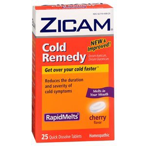 Zicam Zicam Cold and Cough Relief 2X - 1X Strength Tablet 25 per Box - 73221630004
