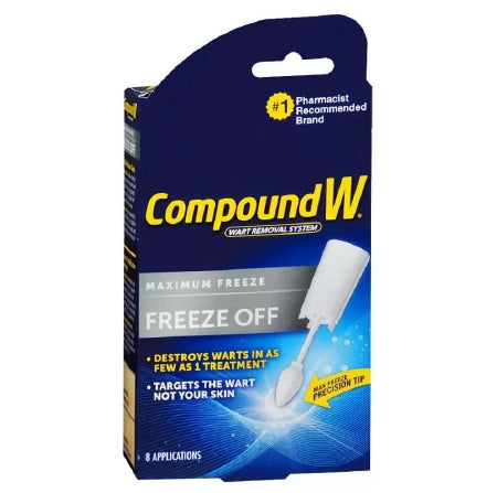 Medtech Laboratories Compound W Freeze Off Wart Remover Liquid 8 per Box - 7513753005