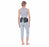 DonJoy LO Low Profile - Back Brace X-Large Hook and Loop Closure 40 to 45 Inch Waist Circumference 8 Inch Height Adult - 11-1569-5