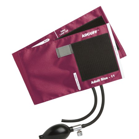 Adcuff - Blood Pressure Cuff and Bulb Adult Arm Medium Cuff 23 - 40 cm Nylon Cuff - 865-11AM