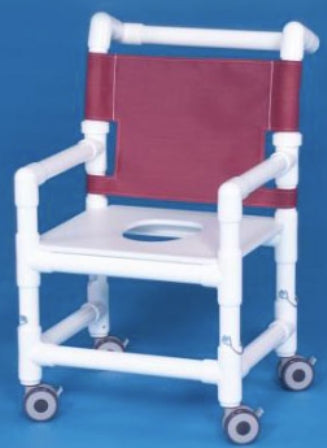 IPU IPU Pediatric Shower Chair ipu With Arms Mesh Back 16 to 22 Inch Height - PD SC26 FS