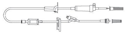 Advanced Medical Systems Administration Set 84 Inch Tubing 1 Port - KS-975NF-2